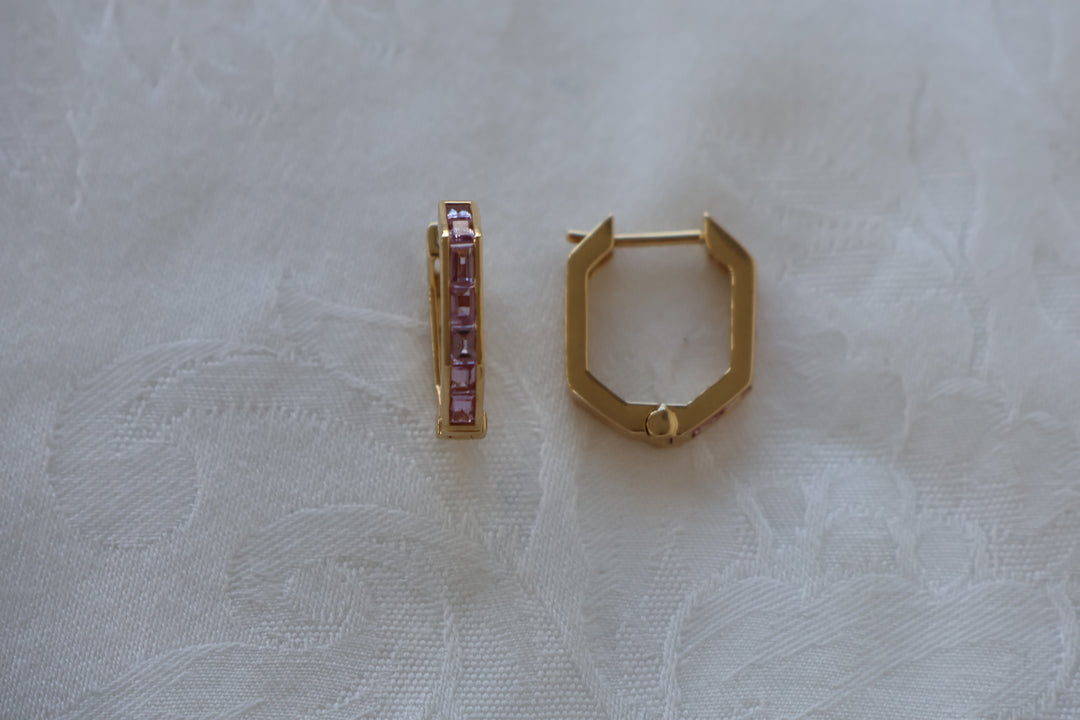 Hexágonos Pink Sapphire