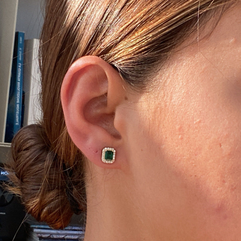 Cuadro Emerald Earrings