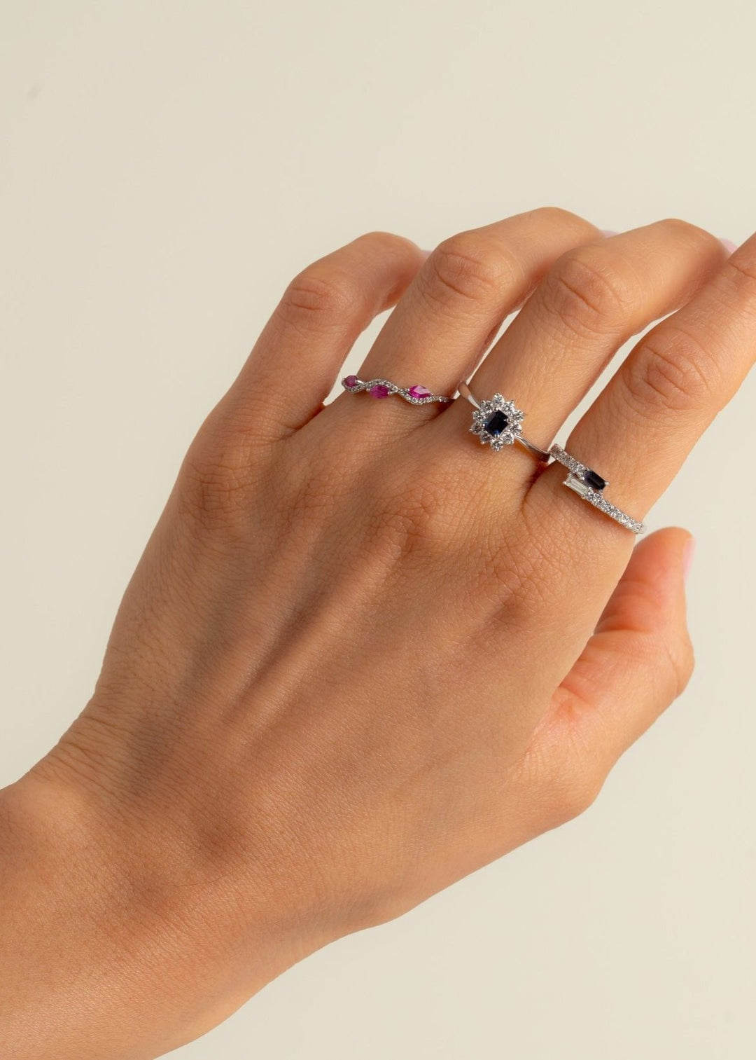 Spencer Blue Sapphire Ring