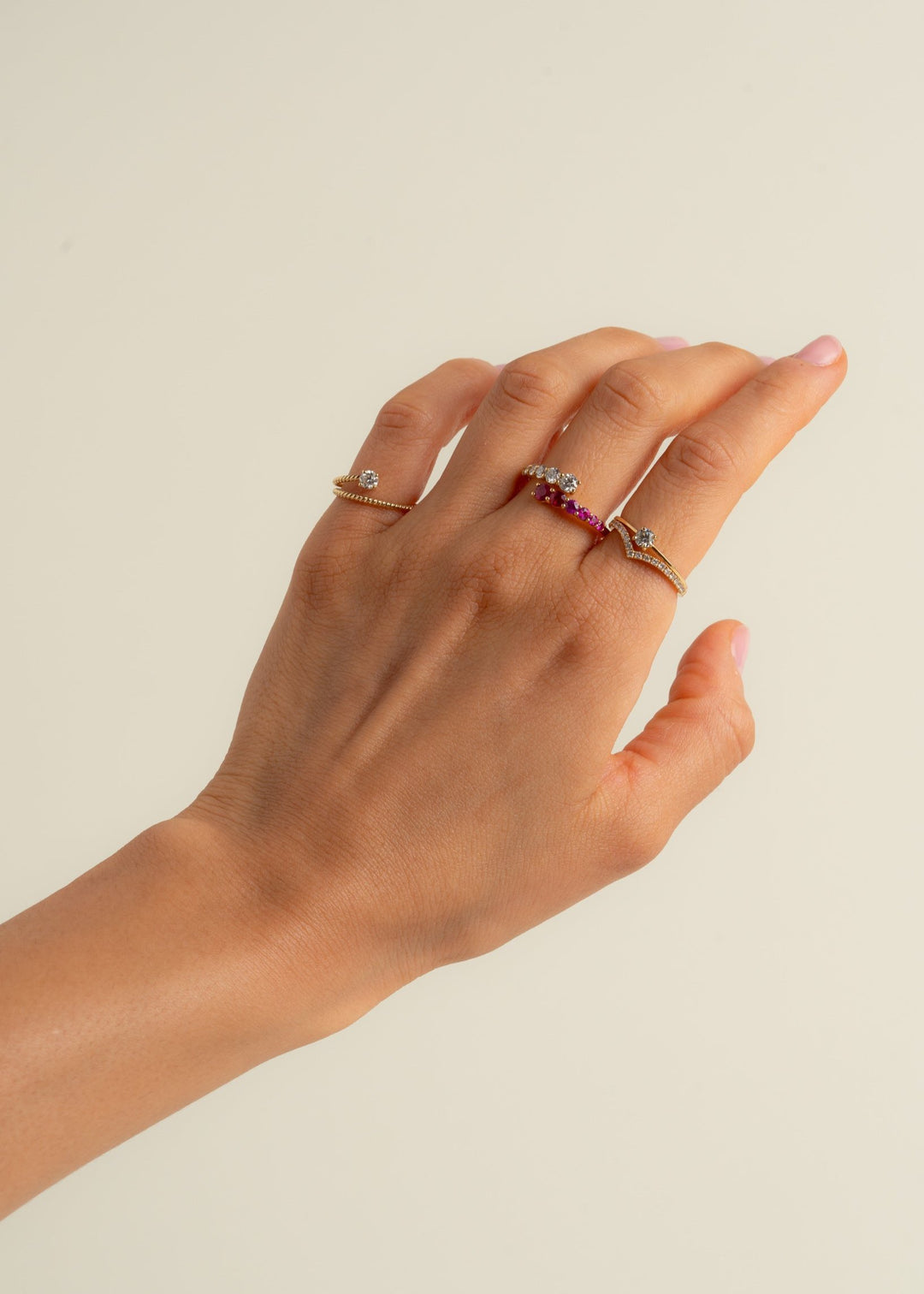 Ruby Swirl Ring