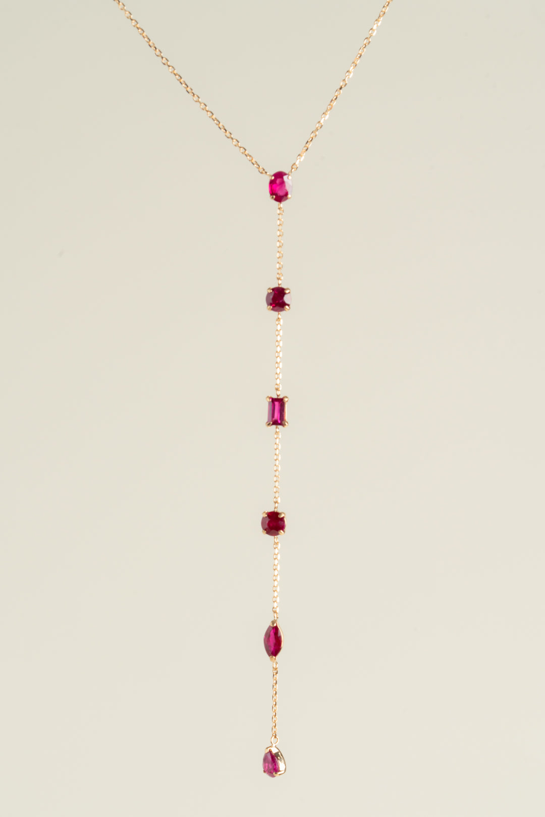 Ruby Multishape Lariat