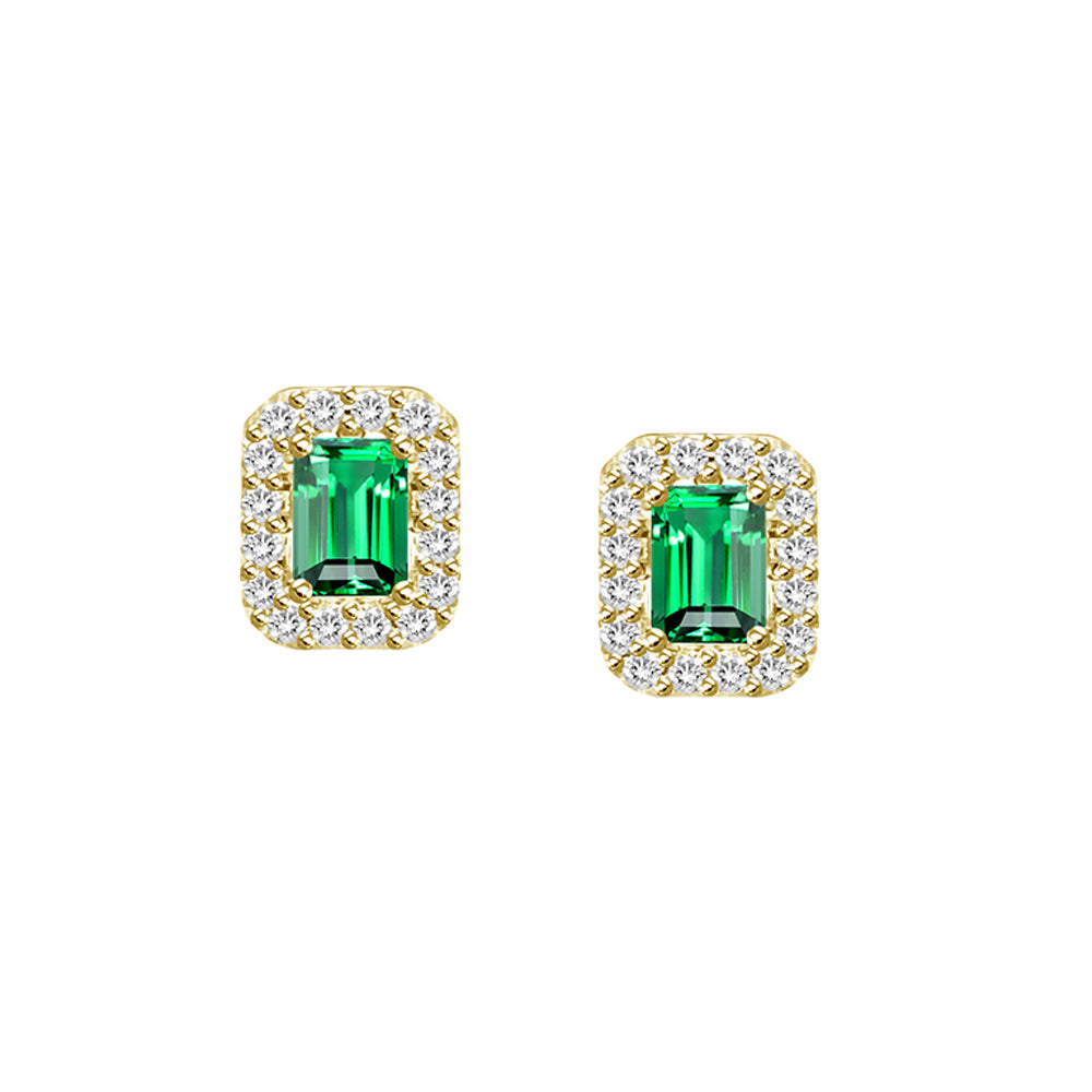 Cuadro Emerald Earrings