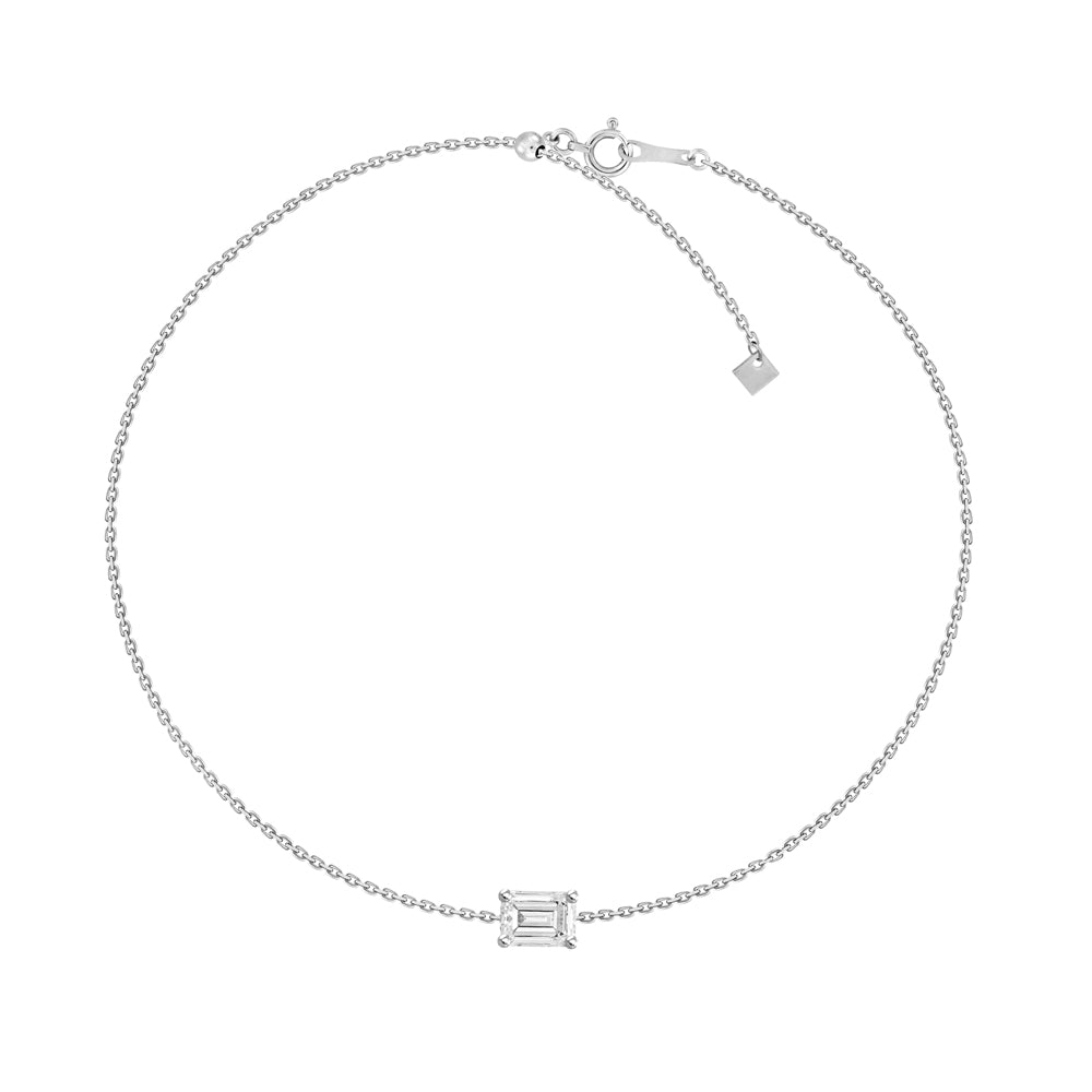Specchio Emerald Cut Diamond Bracelet