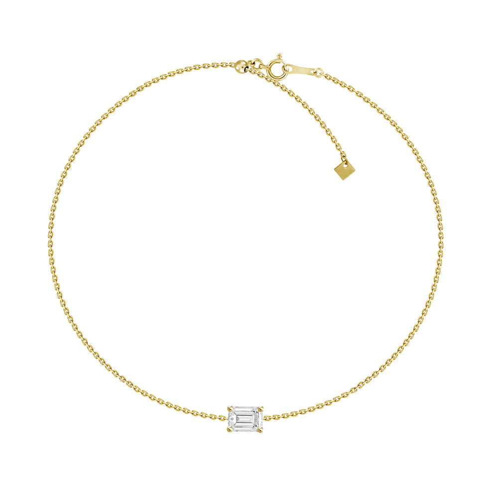 Specchio Emerald Cut Diamond Bracelet