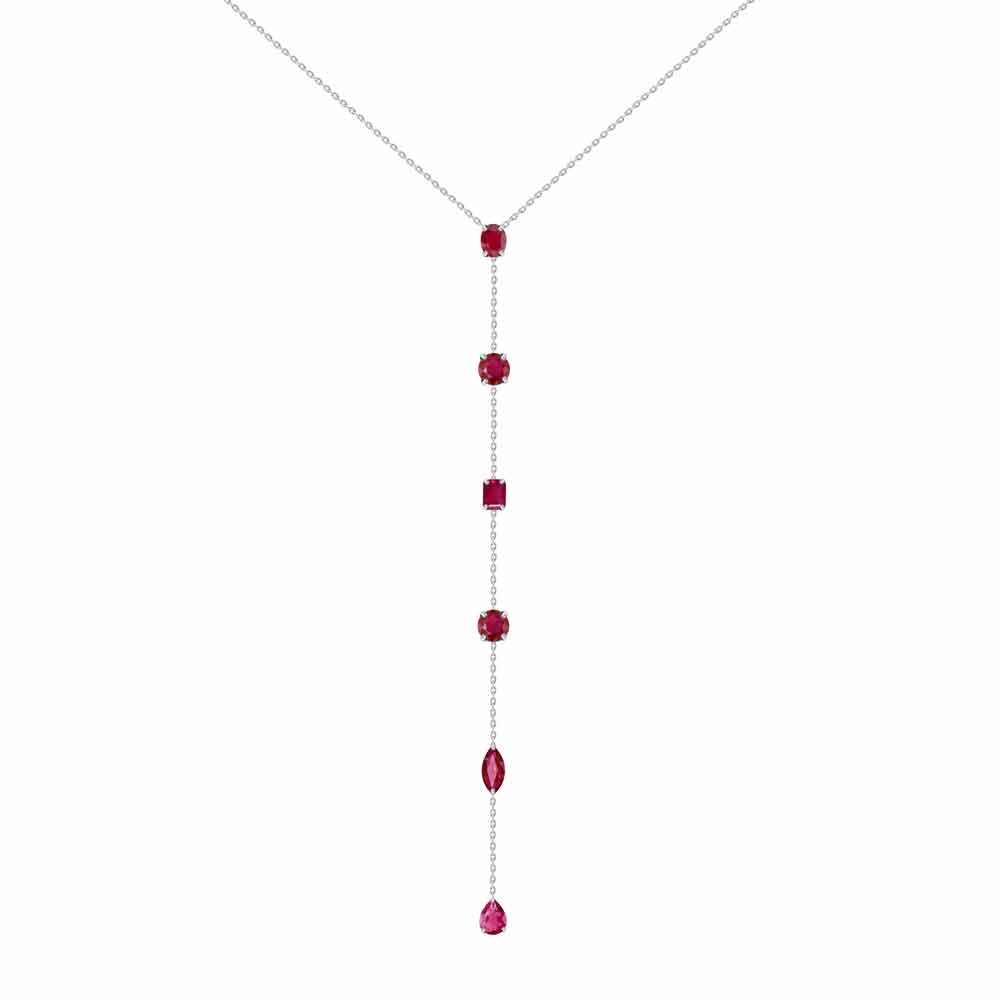Ruby Multishape Lariat
