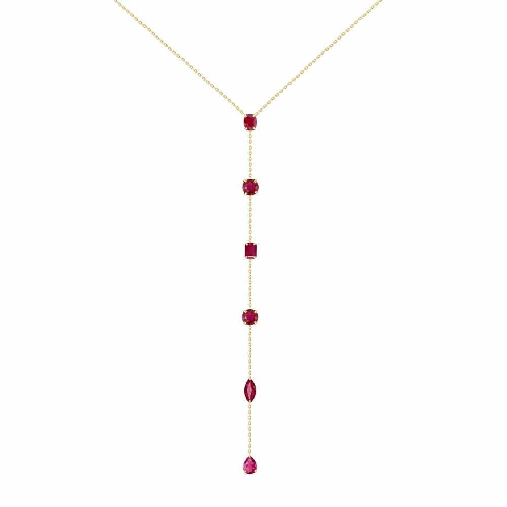 Ruby Multishape Lariat