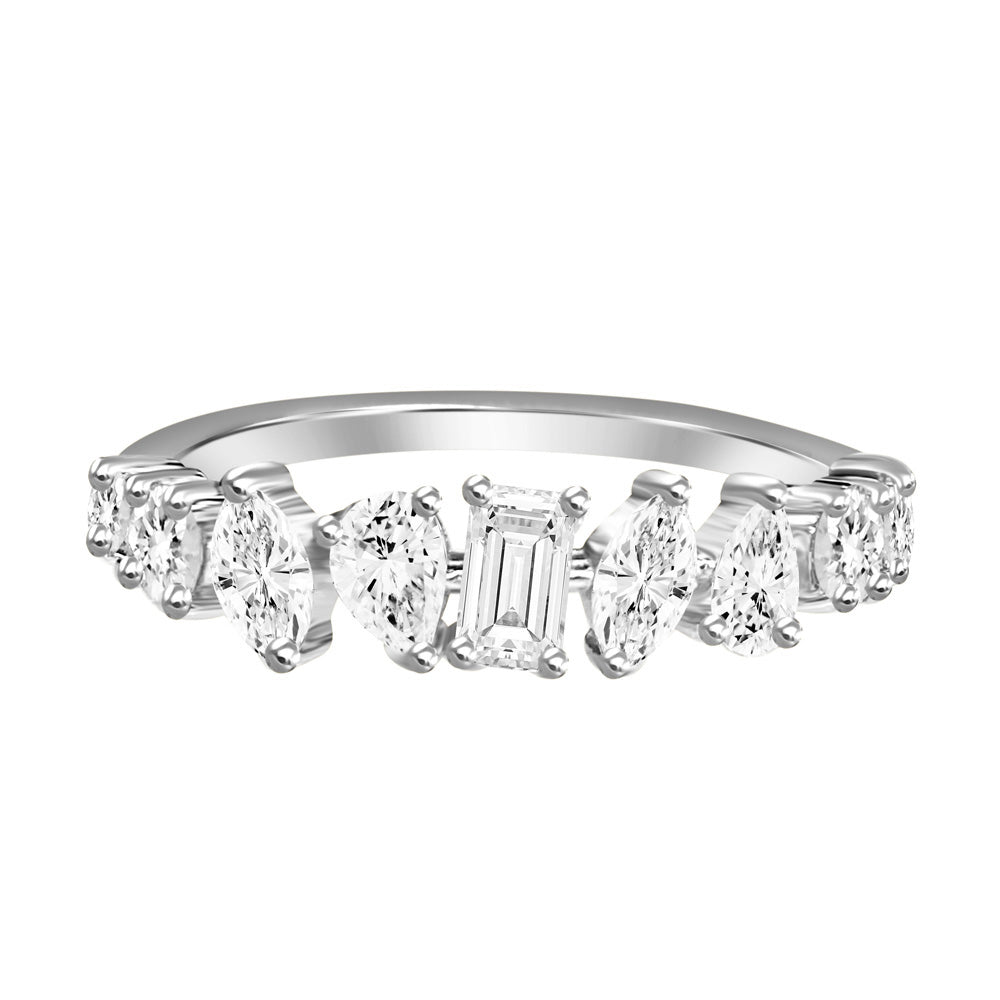 Multishape Diamond Band