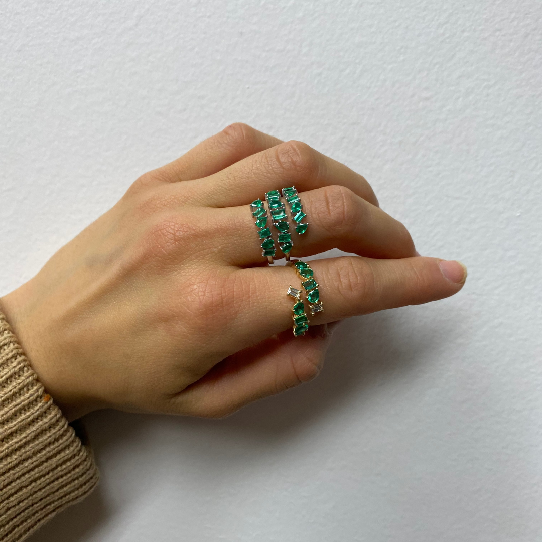 Cleo Emerald Ring