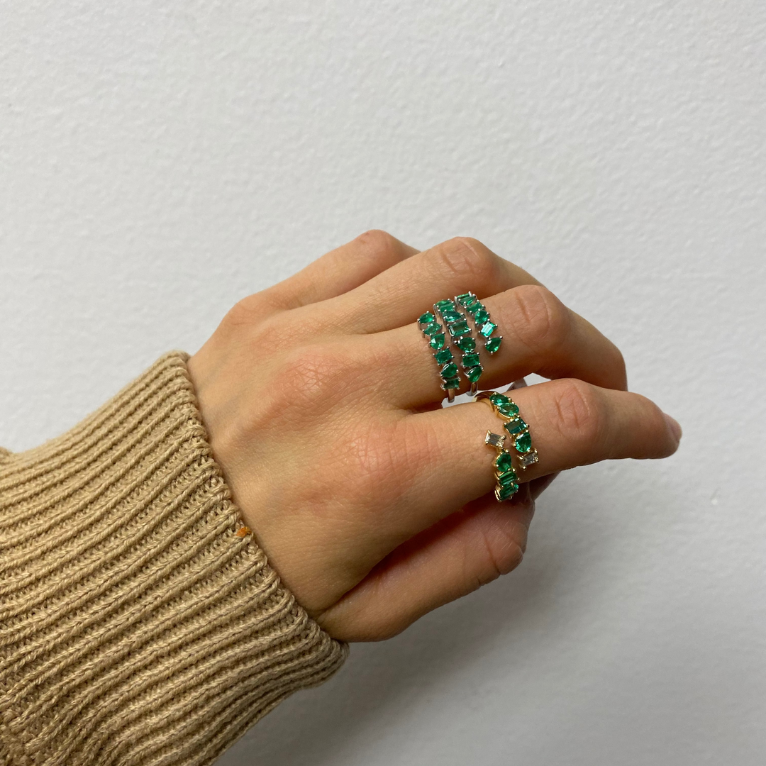 Cleo Emerald Ring