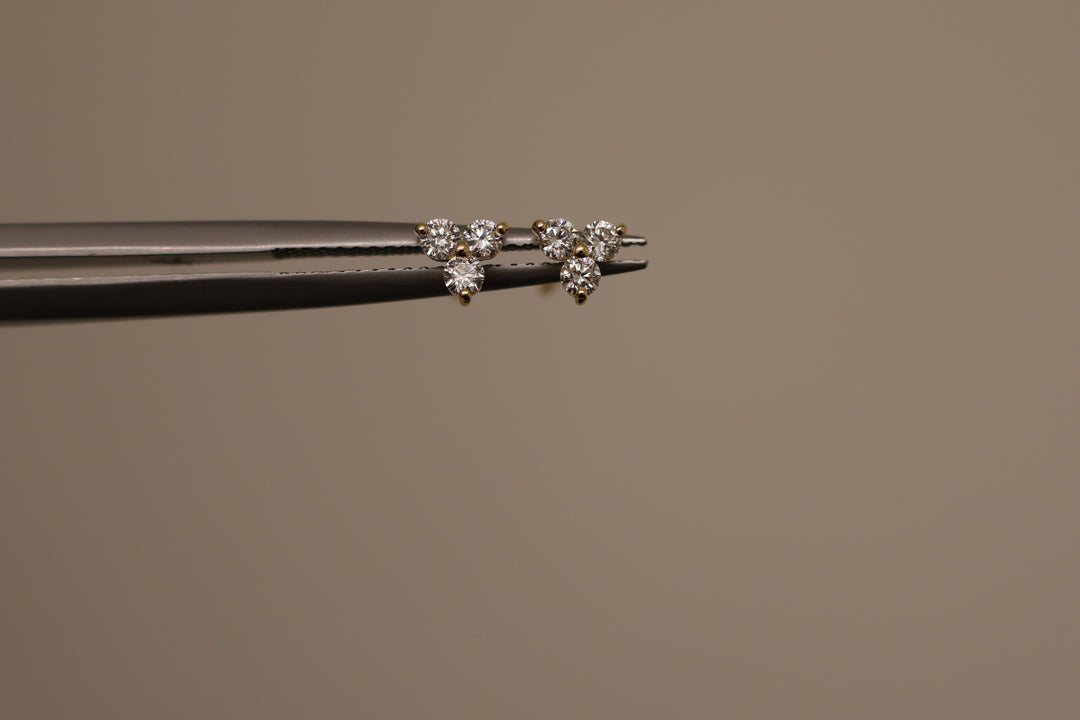 Trinity Diamond Earrings