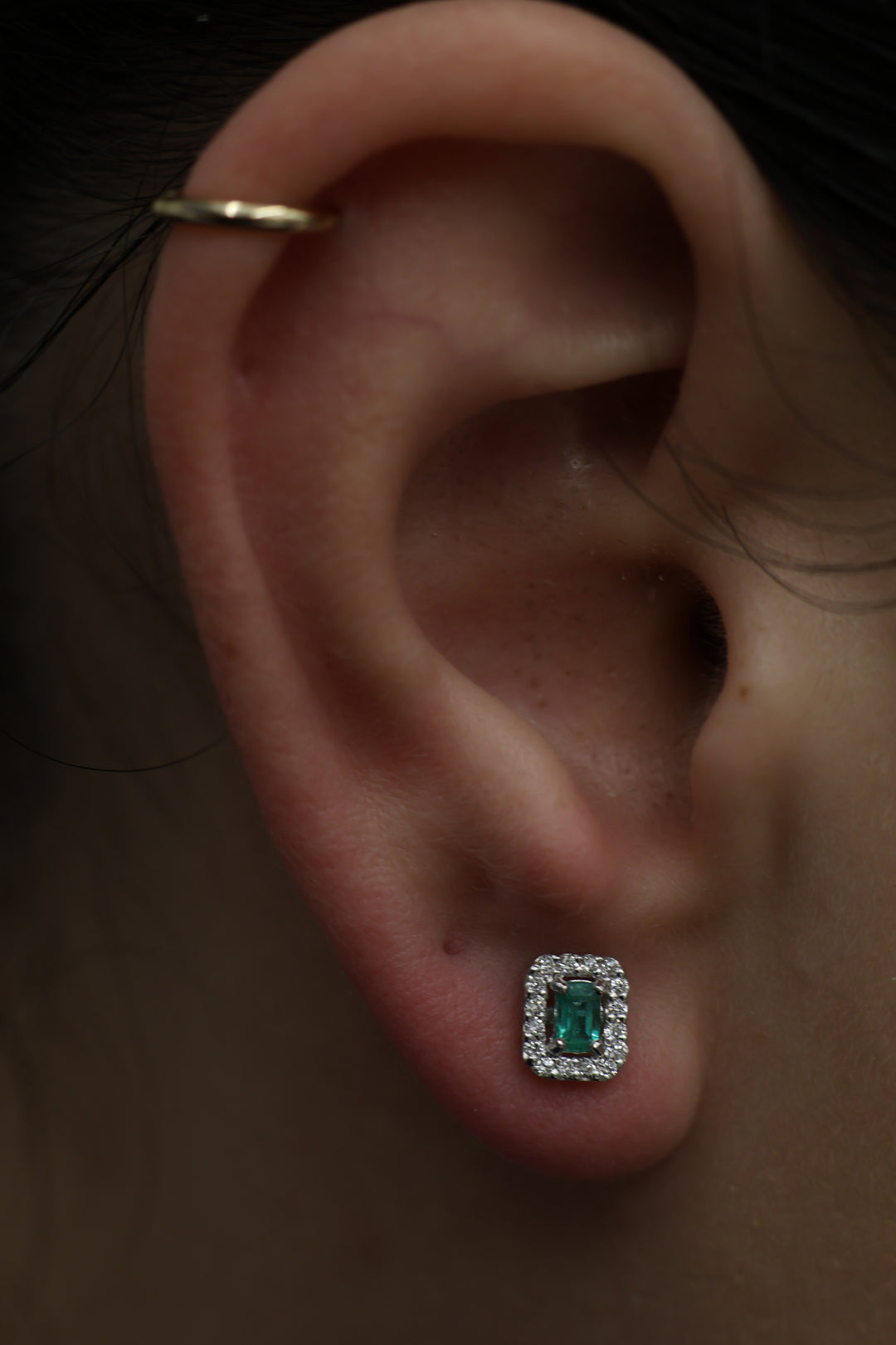 Cuadro Emerald Earrings