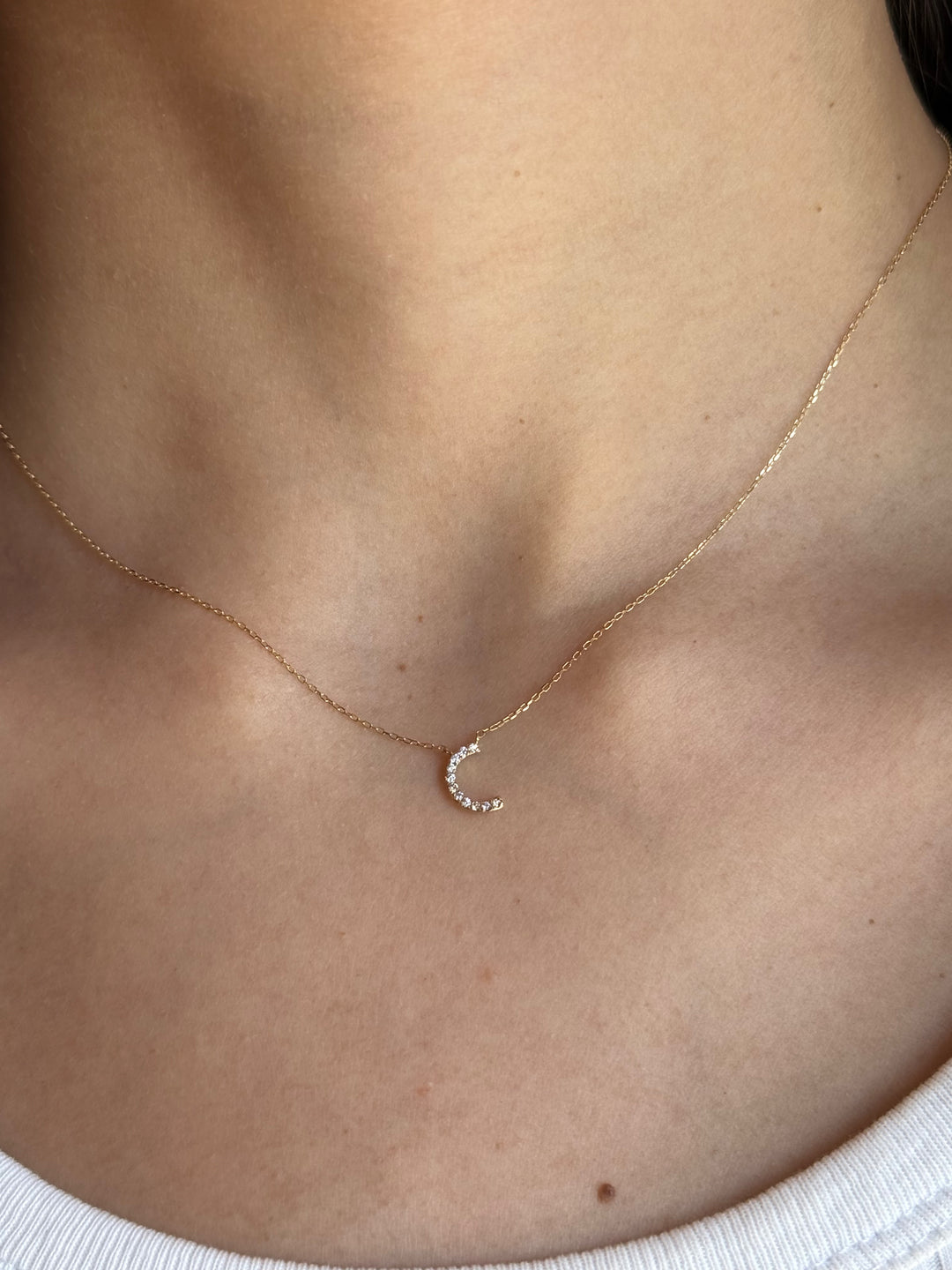 Say My Name Diamond Necklace