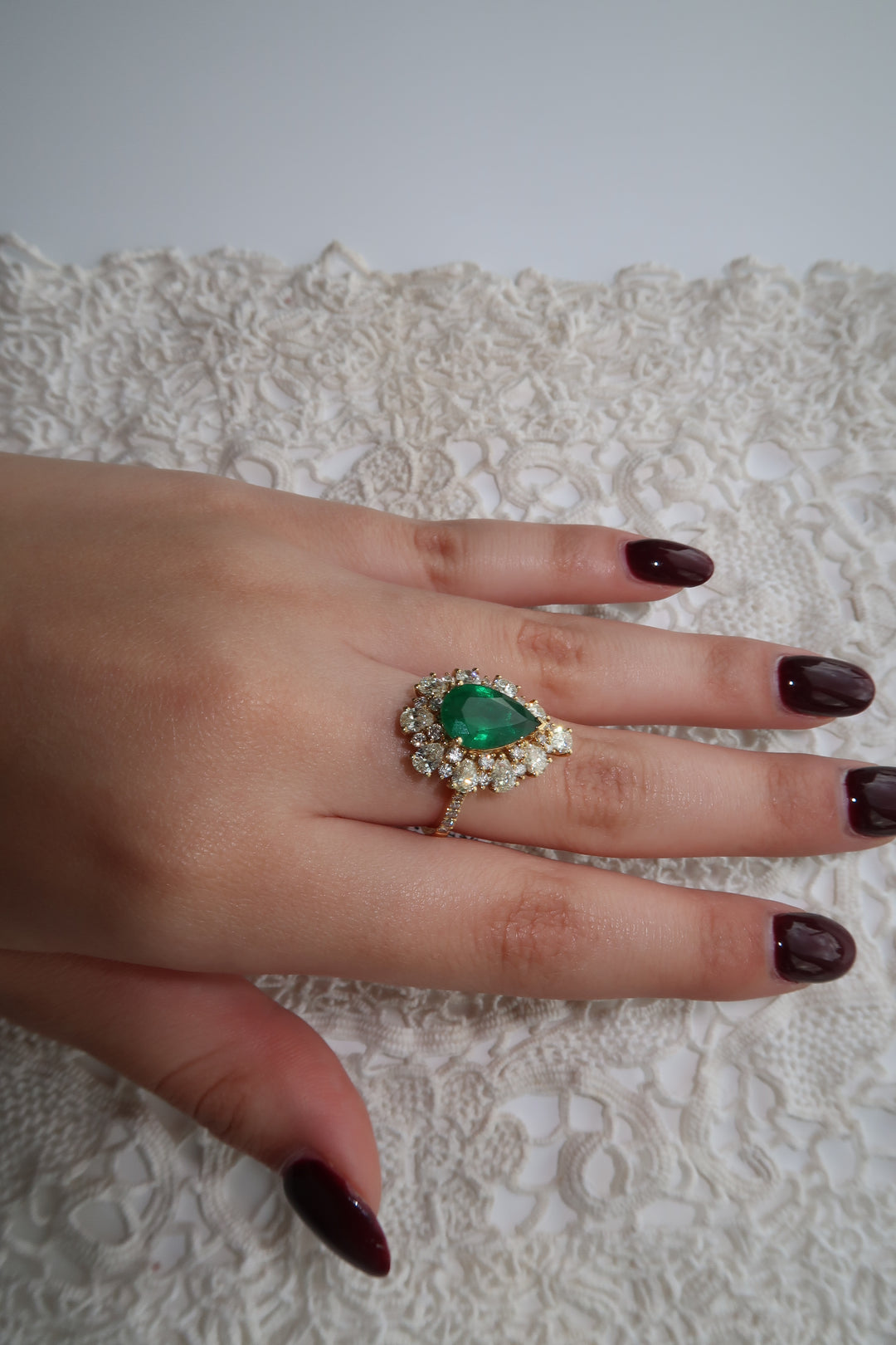 Emerald Diamond Ring