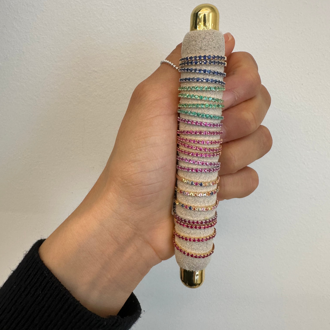 Ruby Half Eternity Band