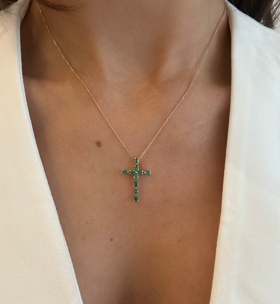 La Cruz Emerald Necklace