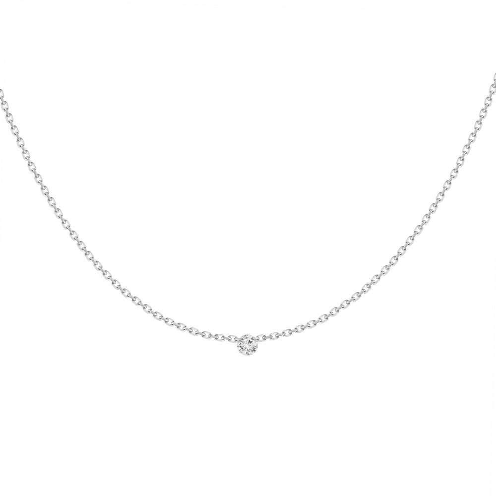 Pequeño Diamond Drilled Necklace