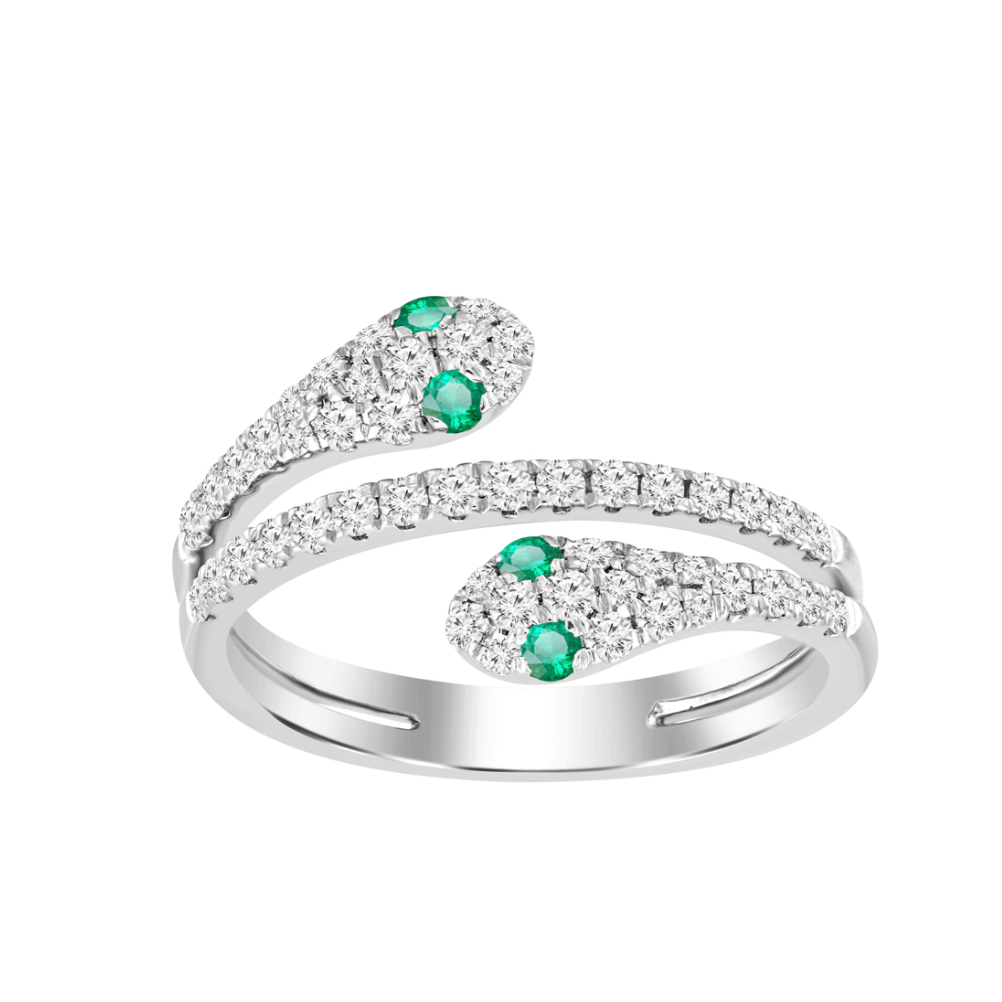 Anaconda Emerald Ring