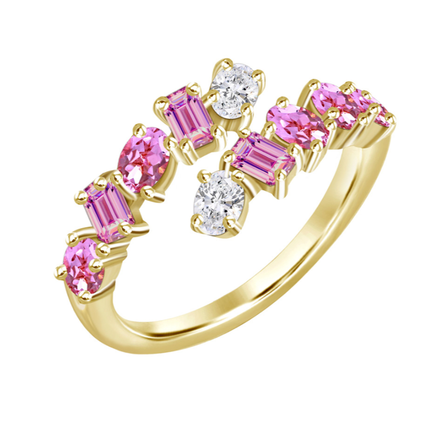 Pink Aurora Ring