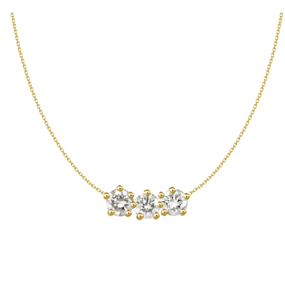 Diamond Trio Necklace