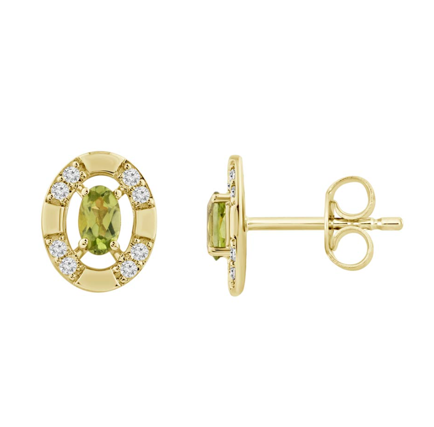 Peridot Studs