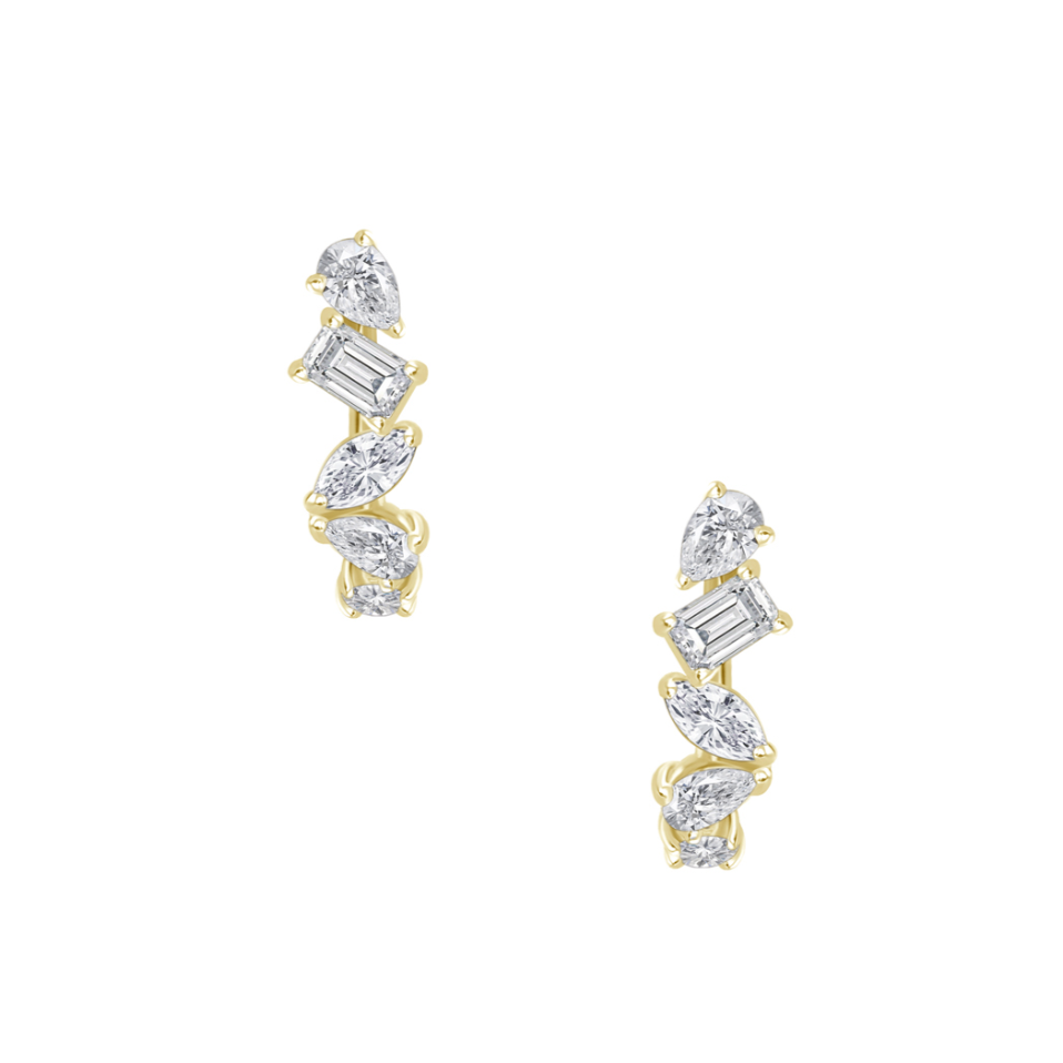Geometrical Diamond Studs