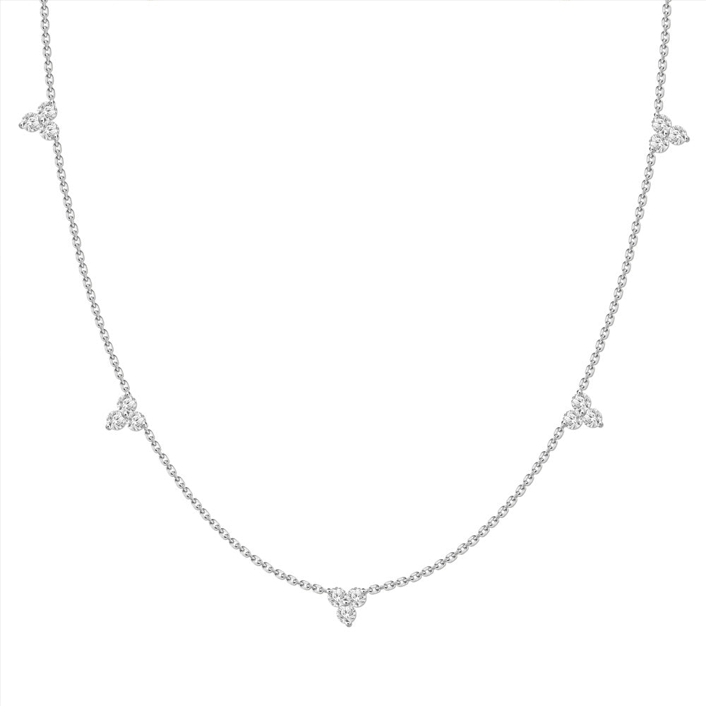 Tres Diamond Necklace