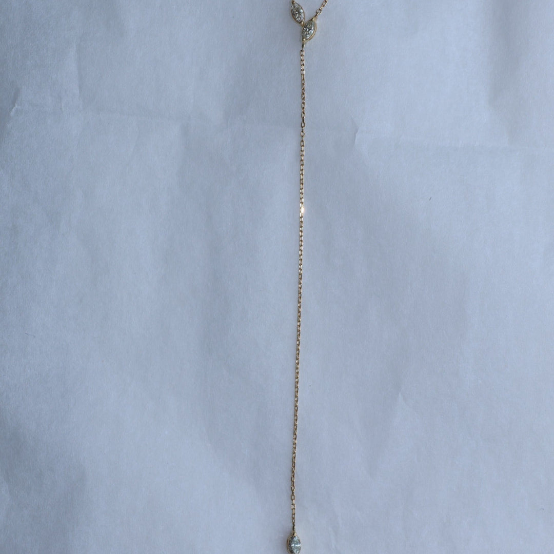 Marquise Tres Diamond Lariat