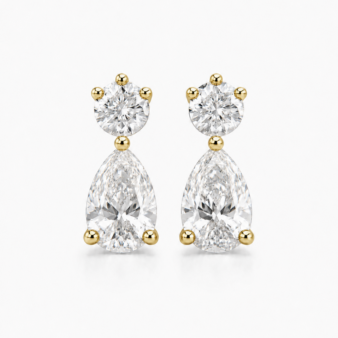 Leonora Diamond Round and Pear