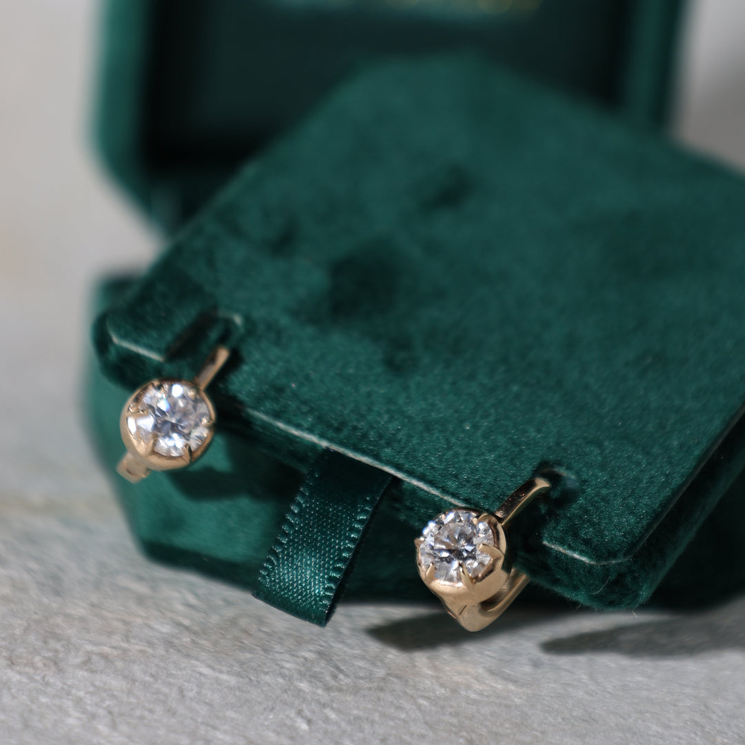 Apre Georgian Diamond Studs