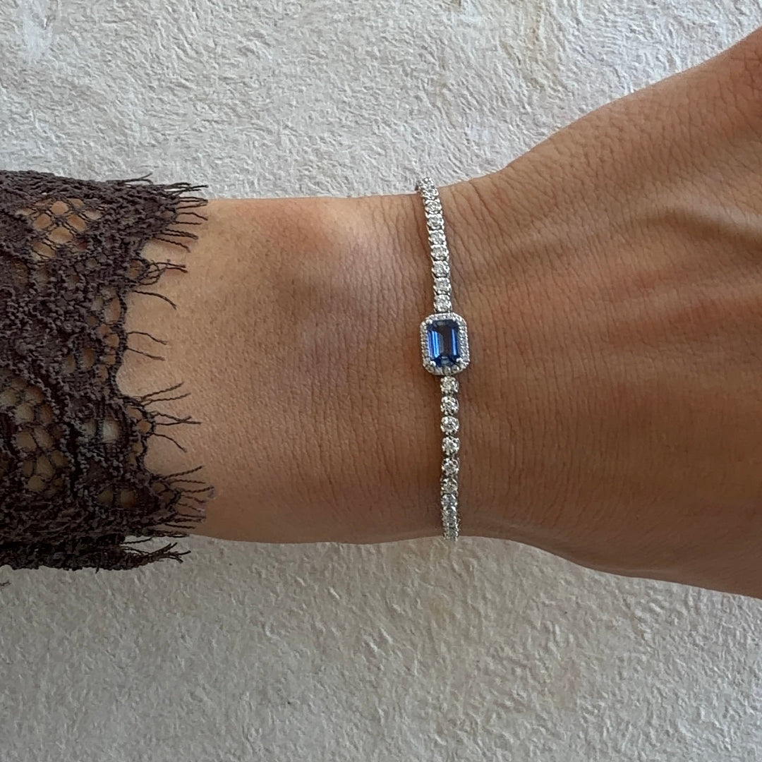 Blue Sapphire Cuadro Tennis