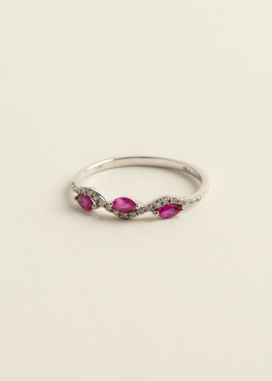 Minneli Ruby & Diamond RIng