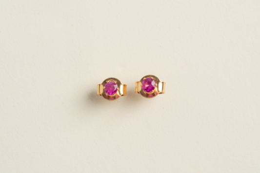 Lampone Ruby Studs