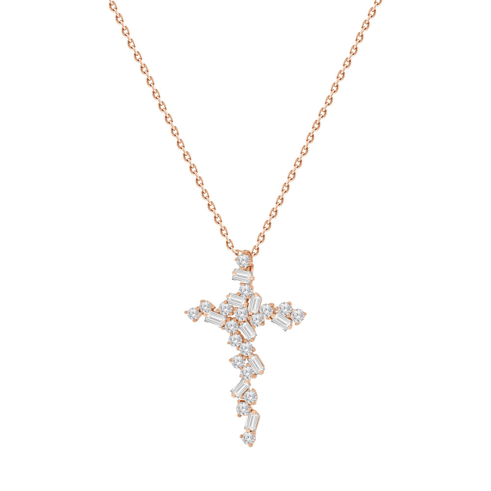 Baguette cross .30ct