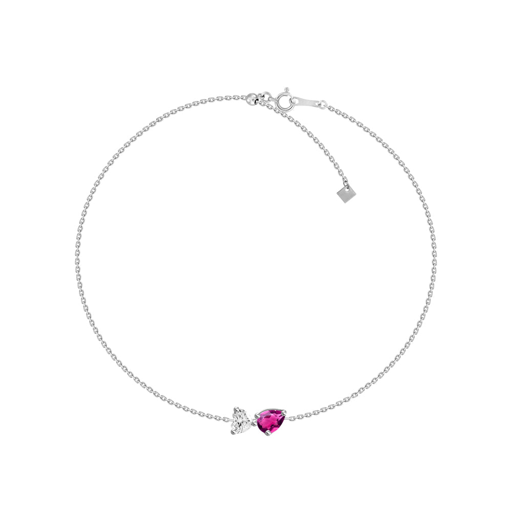 Toi Et Moi Ruby Diamond Bracelet