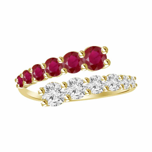 Ruby Swirl Ring