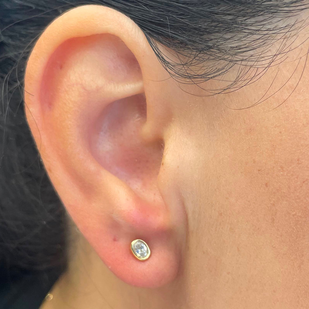 Organic Óvalo earrings