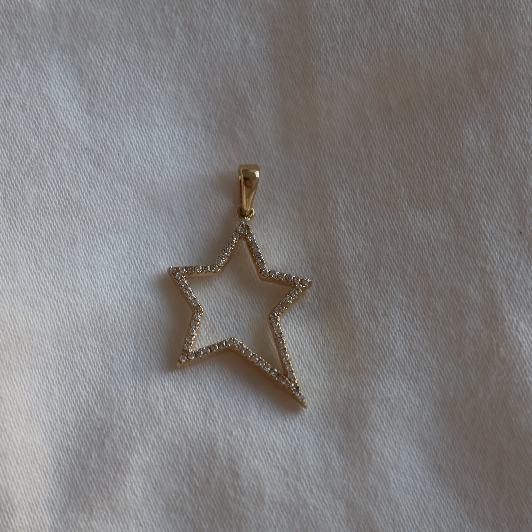 She's So Lucky Diamond Charm
