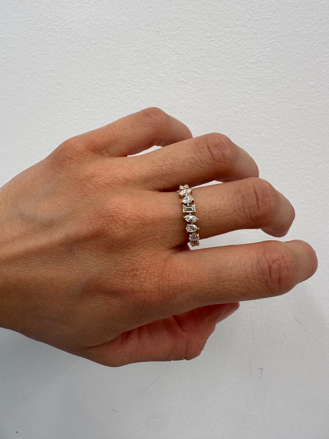 Multishape Diamond Band