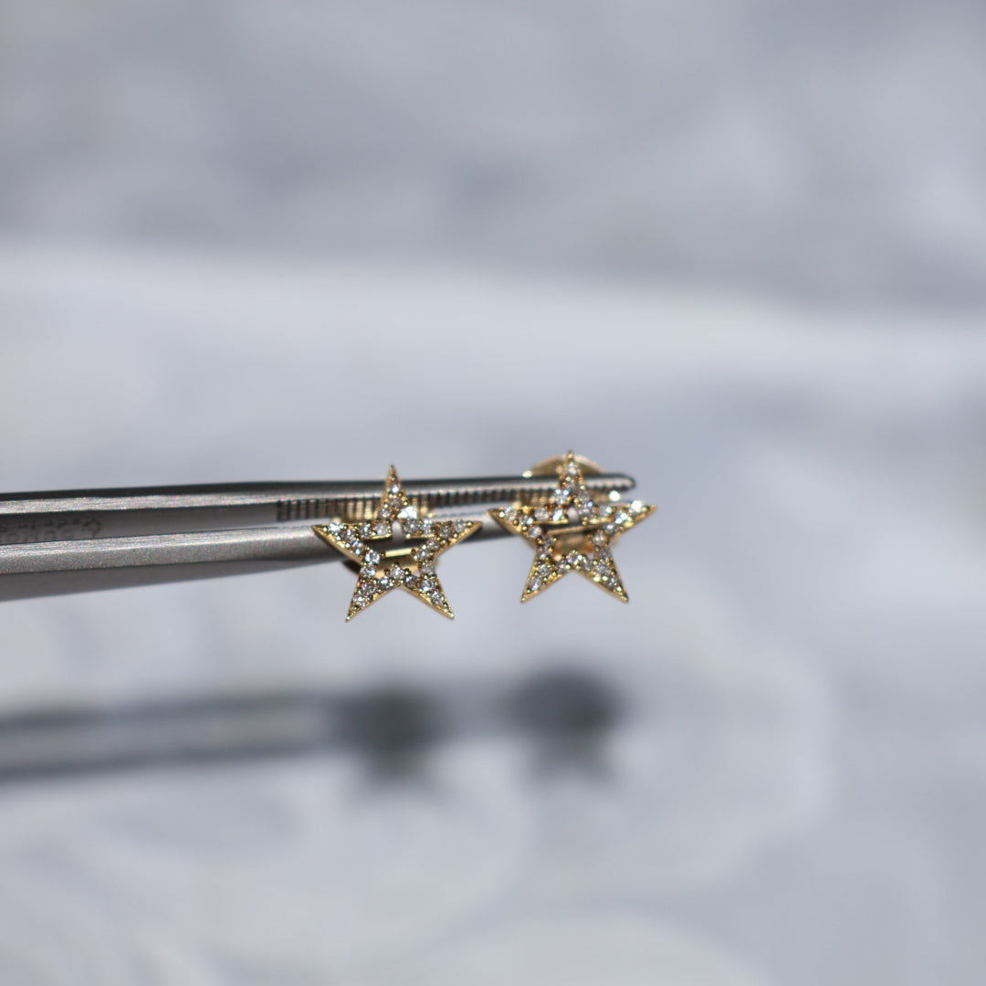 Diamond Star Studs