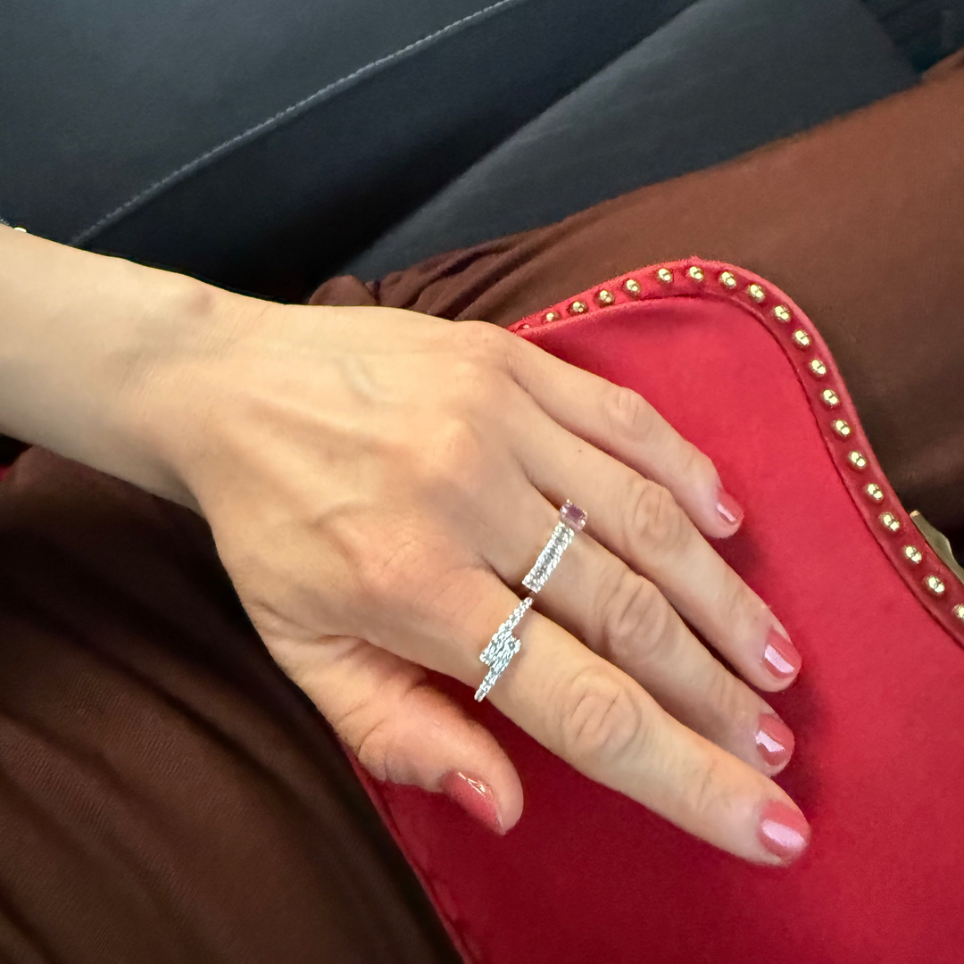 Ella Pink Sapphire & Diamond Ring