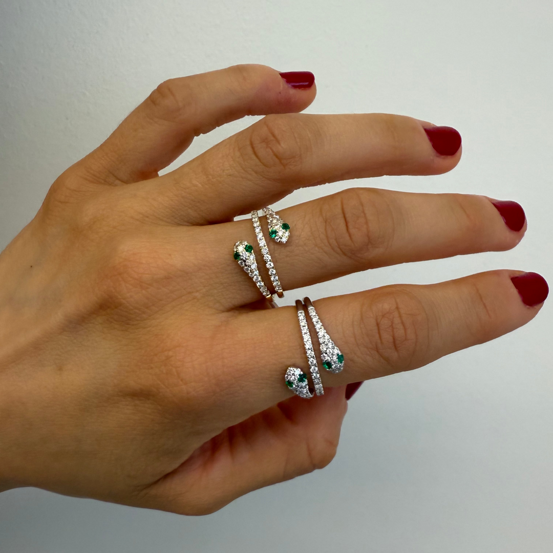 Anaconda Emerald Ring