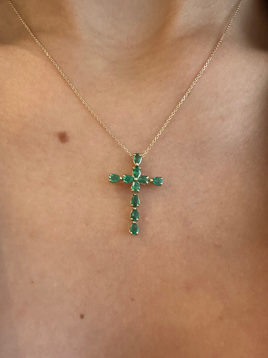 La Cruz Emerald Necklace