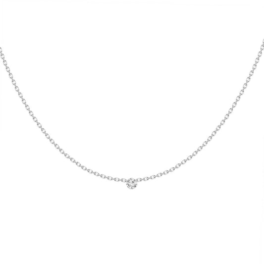 Pequeño Diamond Drilled Necklace