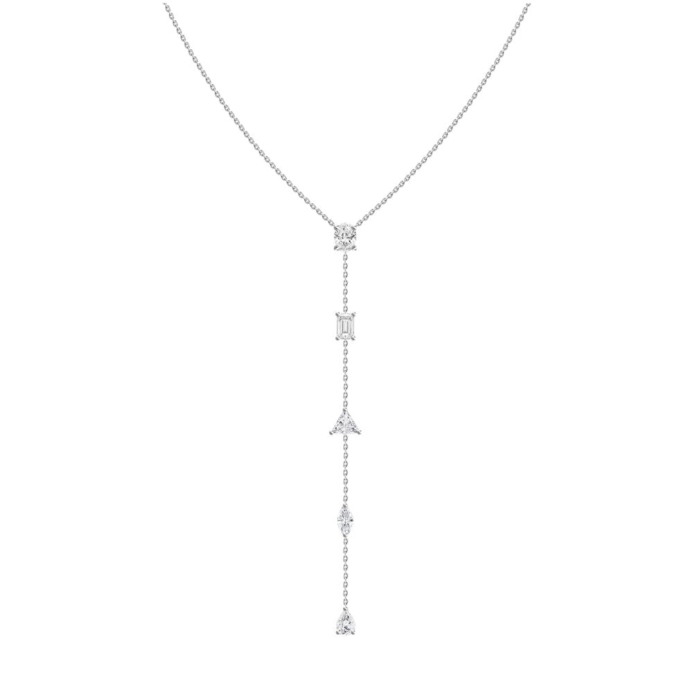 Multishape Diamond Lariat