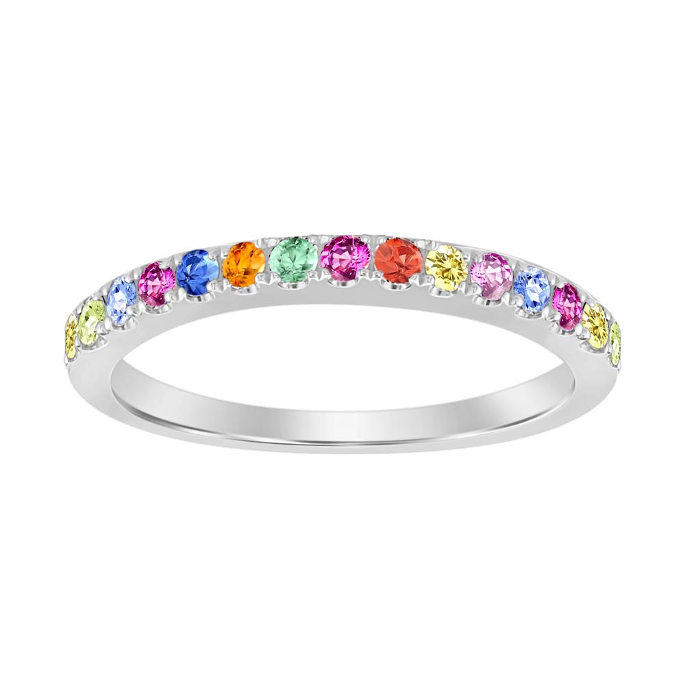 Arcobaleno Multisapphire Ring