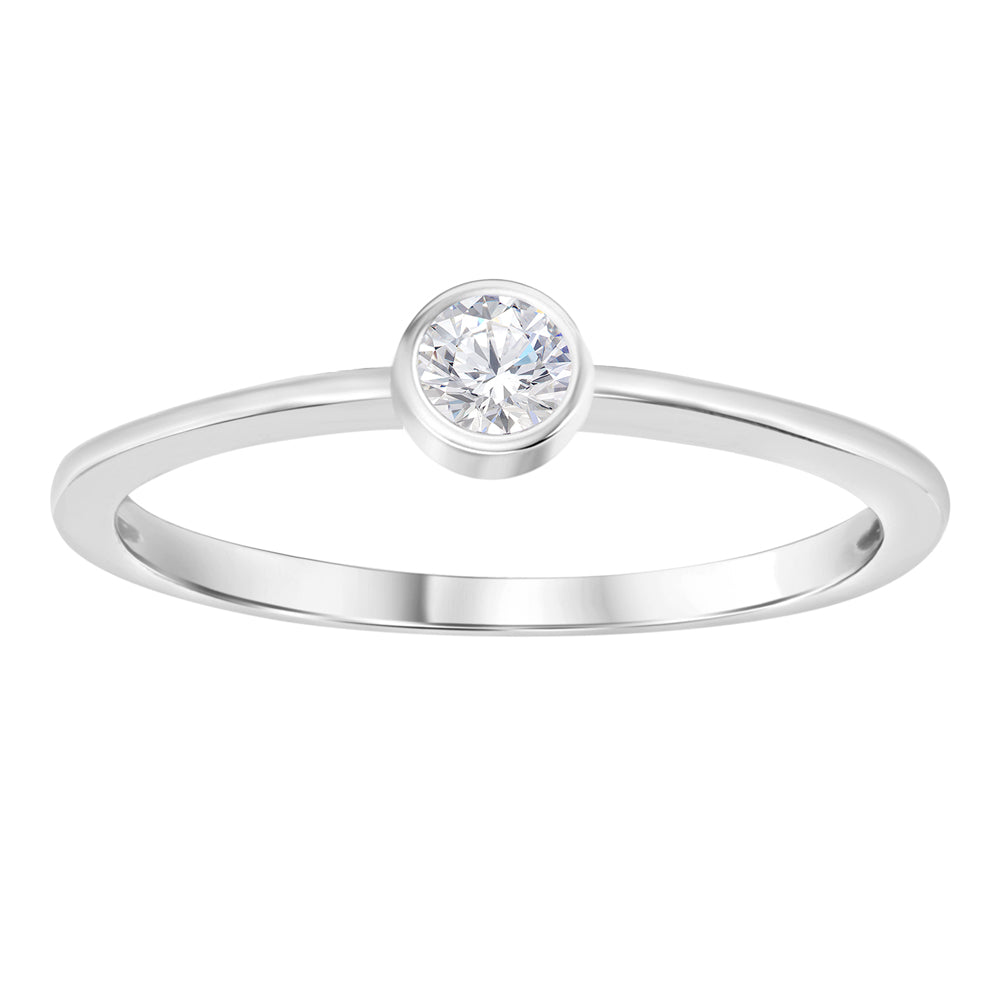 Diamond Bezel Ring