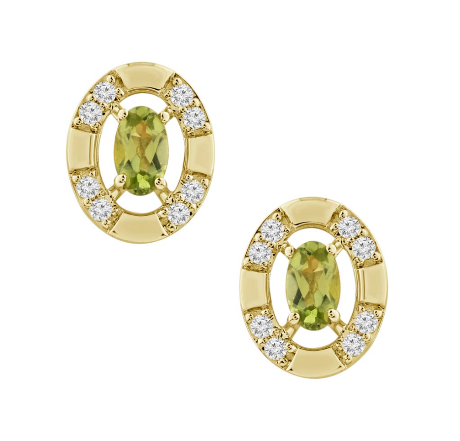 Peridot Studs