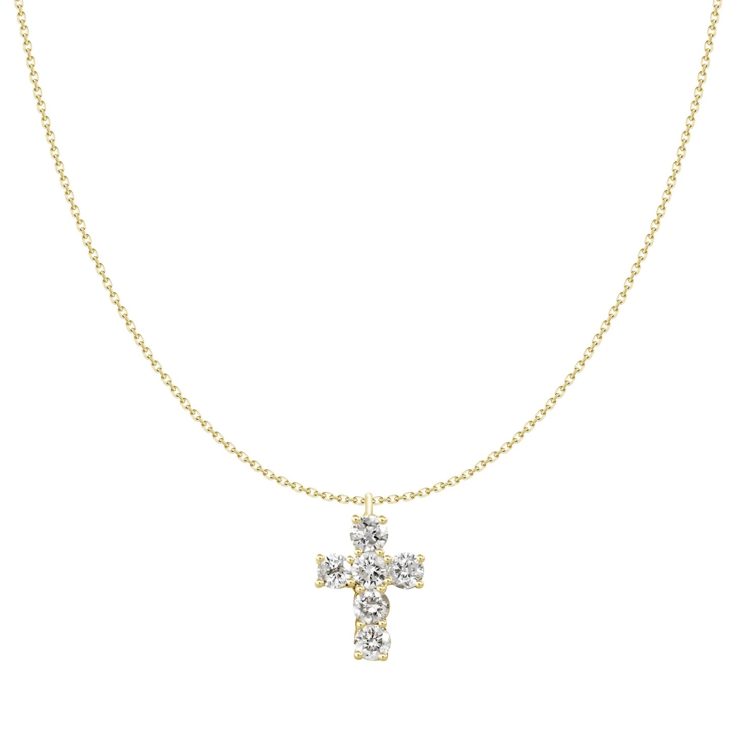 Mini diamond cross