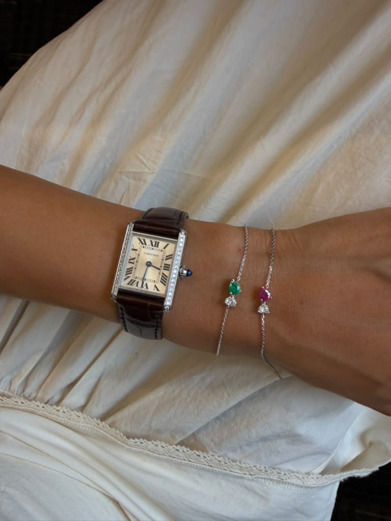 Toi Et Moi Emerald Diamond Bracelet