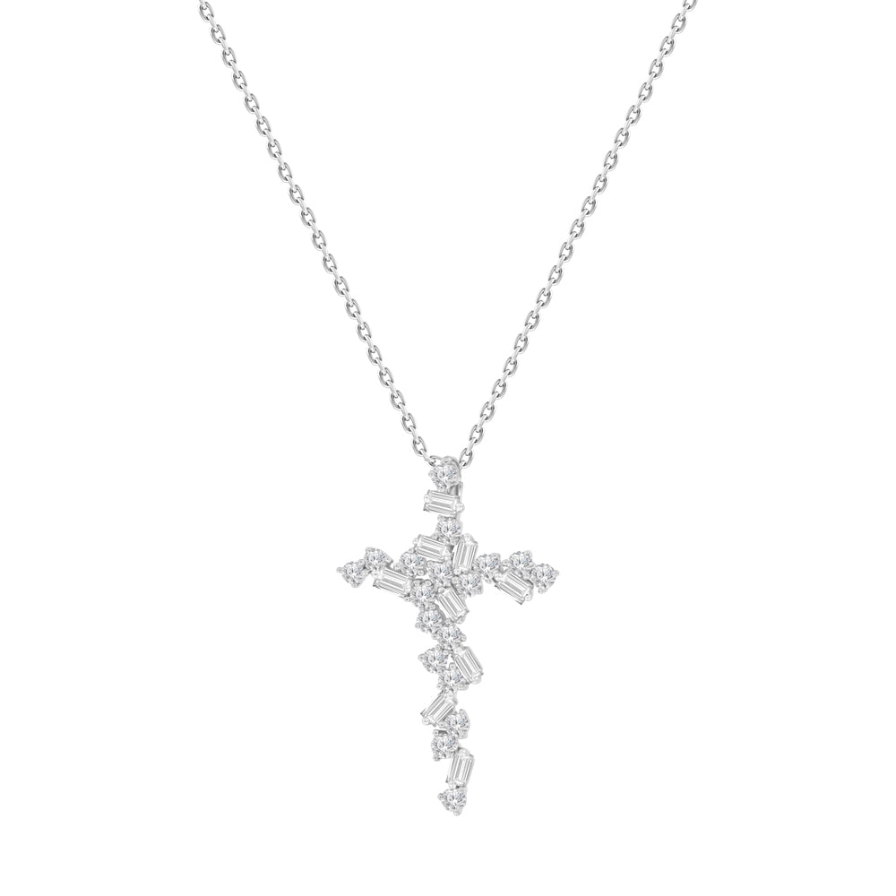 Baguette cross .30ct